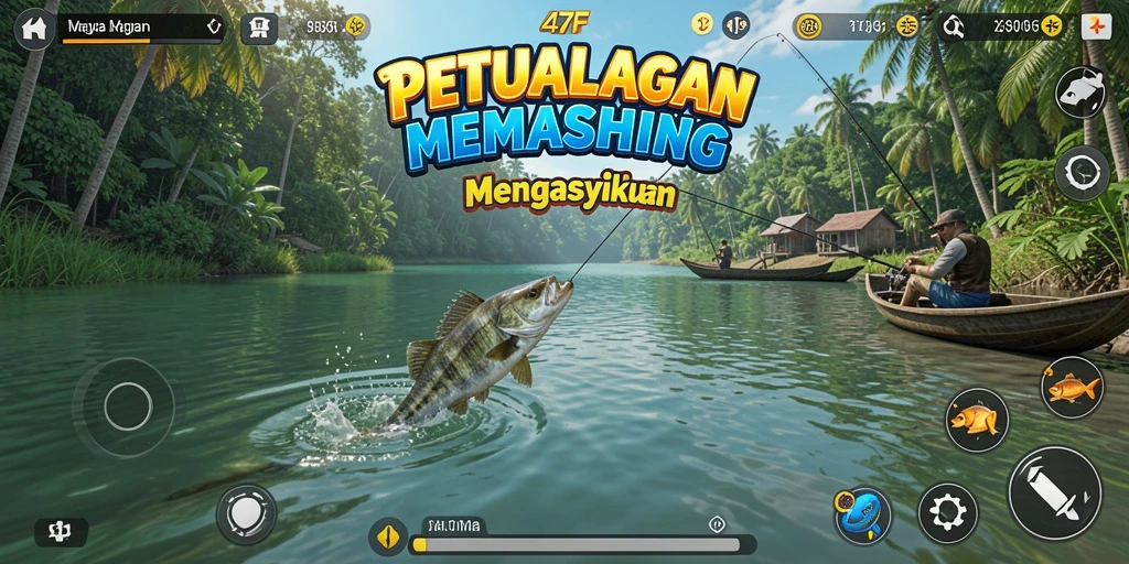 Tangkapan ikan yang menakjubkan dalam permainan 47F.