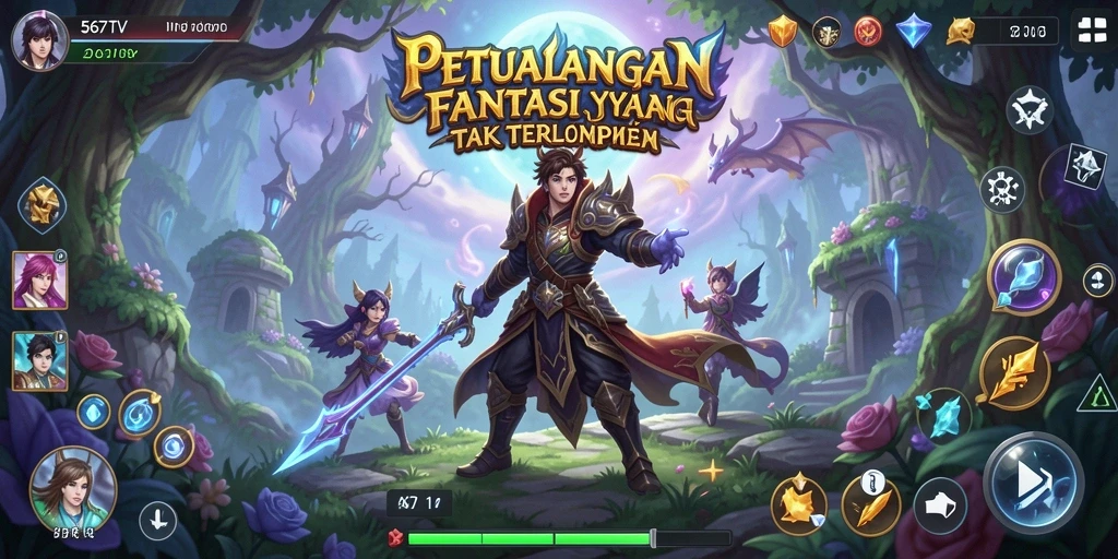 Tampilan gameplay seru dari 567TV yang menampilkan karakter beraksi.