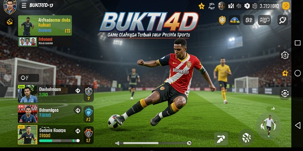 Tampilan gameplay seru dan dinamis dari BUKTI4D.
