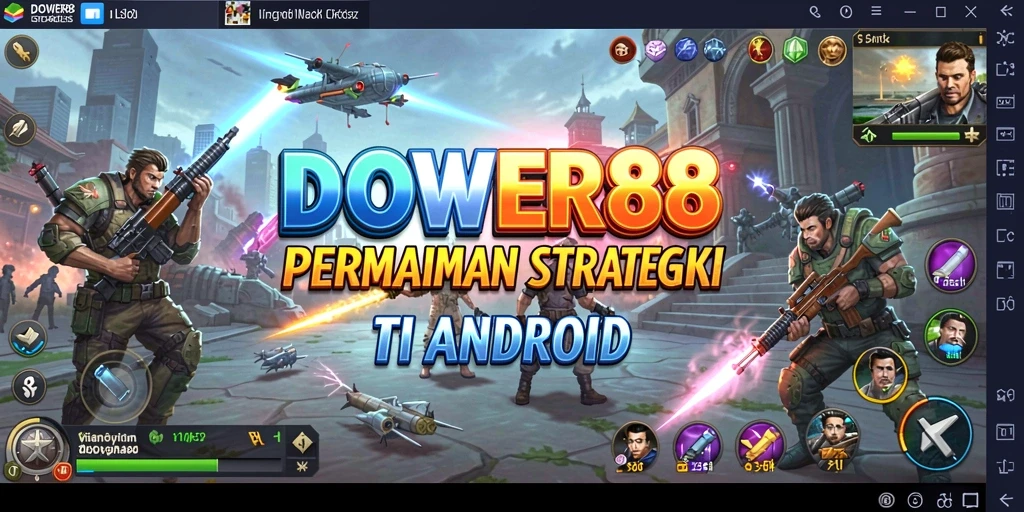 Gameplay menantang dalam DOWER88 yang menampilkan strategi dan pertempuran.