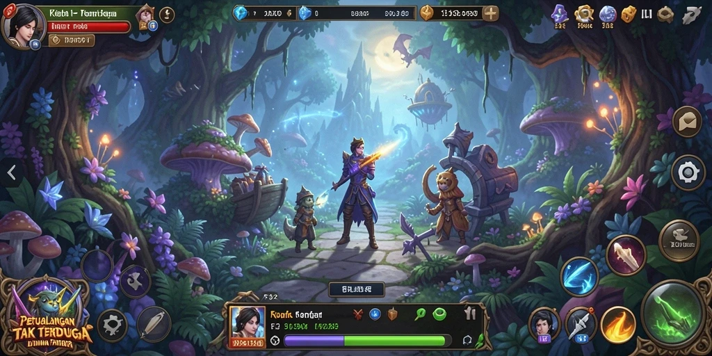 Tampilan gameplay <strong>F32</strong> yang penuh aksi dan eksplorasi.