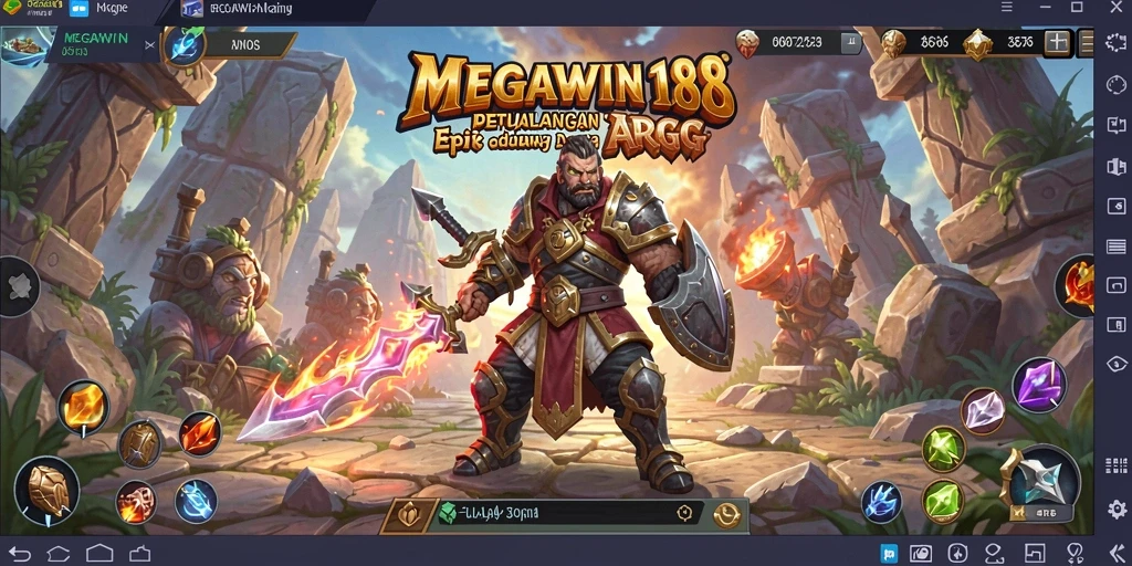 Tampilan gameplay ARPG yang menakjubkan dan mendebarkan di MEGAWIN188.