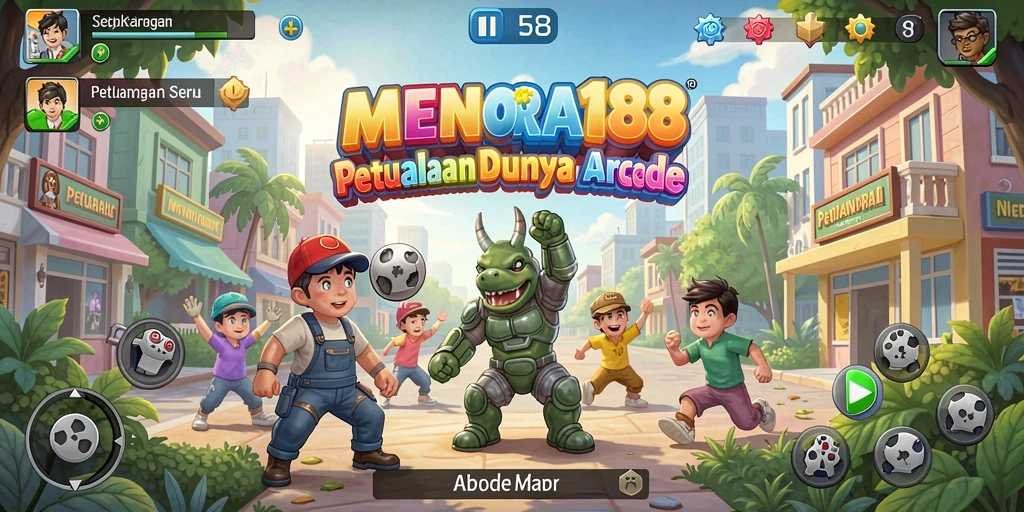 Tampilan gameplay menegangkan di <strong>MENARA188</strong> dengan banyak rintangan.