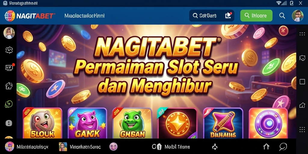 Tampilan gameplay seru dan grafis menarik di NAGITABET.