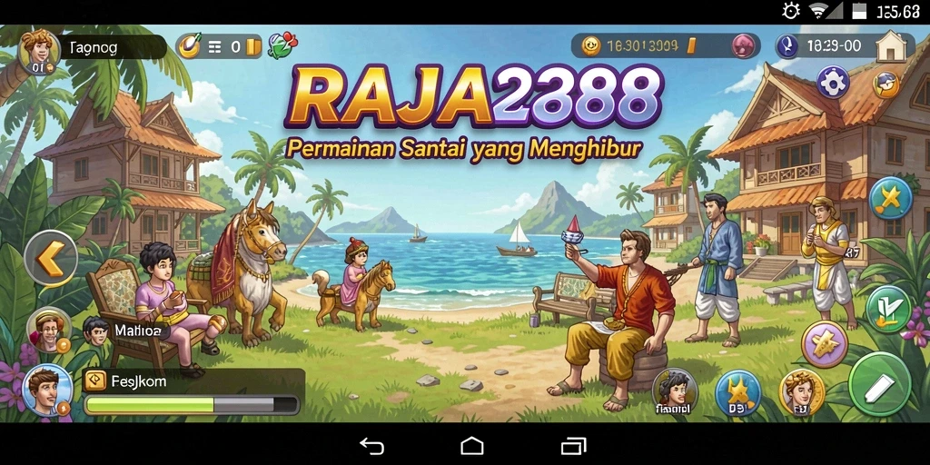 Tangkapan layar gameplay RAJA288 yang seru dan penuh warna.