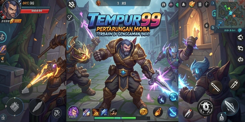 Tampilan menarik dari gameplay TEMPUR99 yang seru.