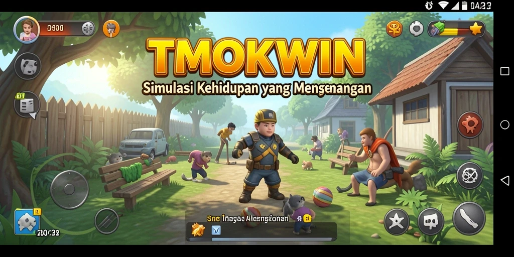 Tampilan gameplay interaktif dan menarik dari TMOKWIN.