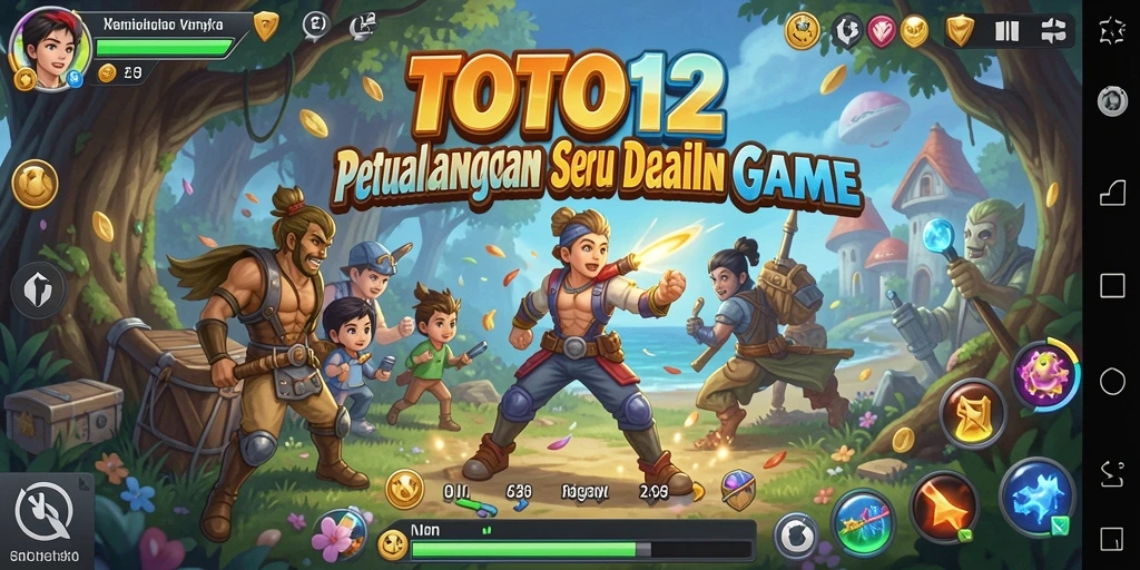 Tampilan gameplay TOTO12 yang mendebarkan di dunia petualangan.